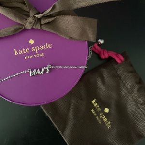 Kate Spade Mrs necklace